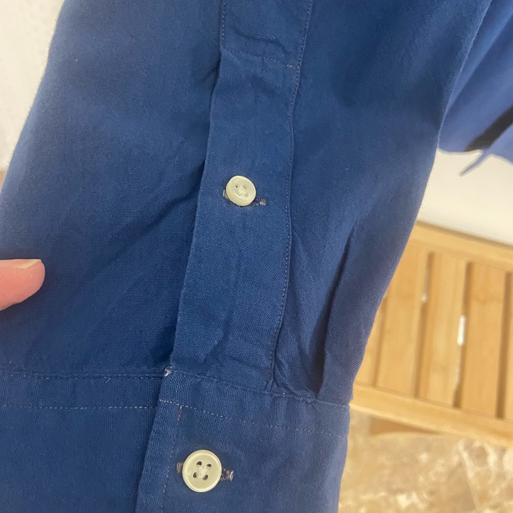 Ralph Lauren Men's Navy Blue Button Down Shirt - Picture 4 of 8